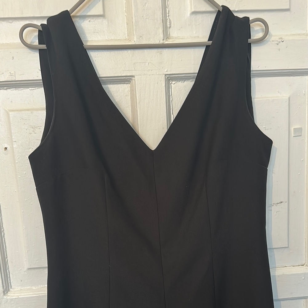 W—Elegant Black Sleeveless jumpsuit